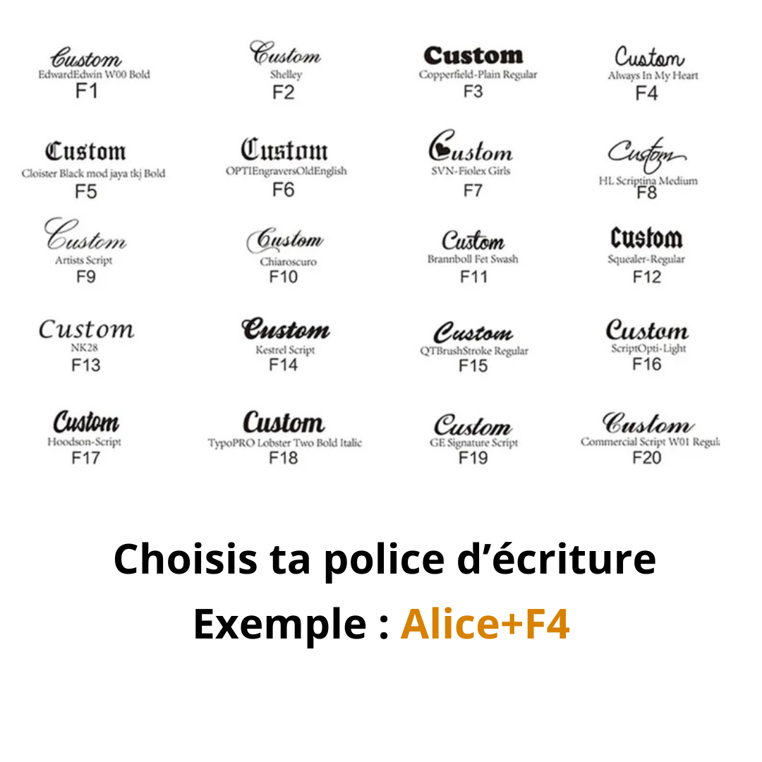 Police d'écriture